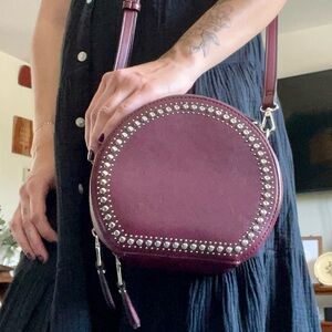 INC International Concepts Burgundy Crossbody Bag
